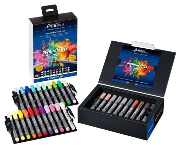 Brush pigmentpen big 30 + multi ink