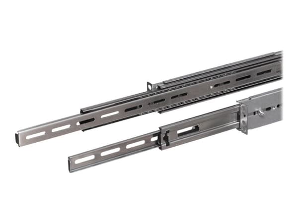 Netrack - Monteringsskinner for rack - sølv - 4U - 19"