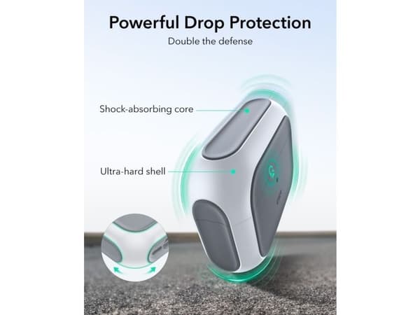 ESR ORBIT HALOLOCK MagSafe til Apple AirPods Pro 3 hvit