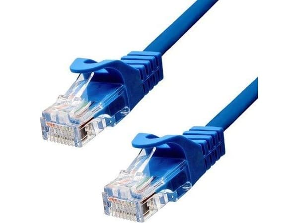 ProXtend 5UTP-03BL, 3 m, Cat5e, U/UTP (UTP), RJ-45, RJ-45, Blå