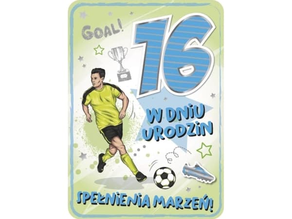 Födelsedagskort 16 GM-757