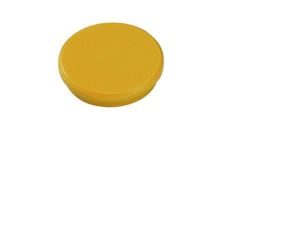 Dahle magnet rund 32 mm gul (förpackning 10 st)