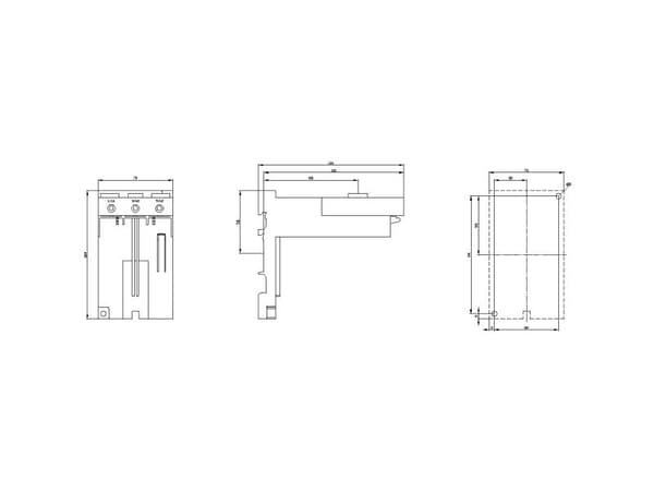 Support Stand-Alone STR S3, 3RU2946-3AA01