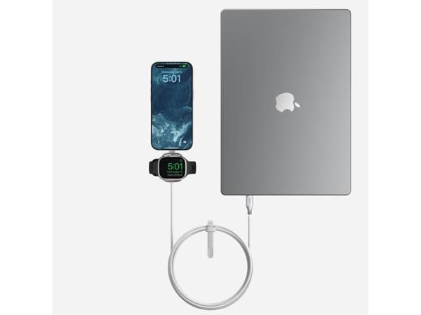 Nomad Universal kabel för Apple Watch 1,5 m vit USB