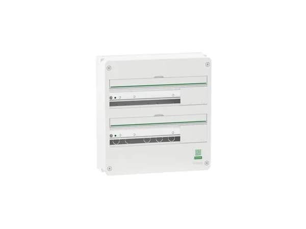 Täcklock Resi9 CX elcentral 2x18 mod vit