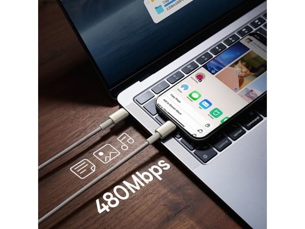 Baseus Tungsten Gold USB-C till USB-C-kabel 100W 1 m guld
