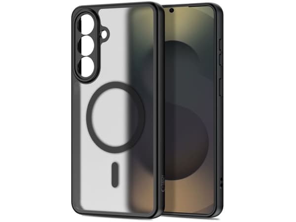 Tech-Protect BasicMag MagSafe Case for Samsung Galaxy S26 - Transparent Black