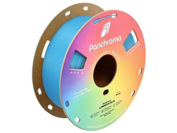 Polymaker Panchroma PLA Luminous 1,75 mm 1 kg - Luminous blå