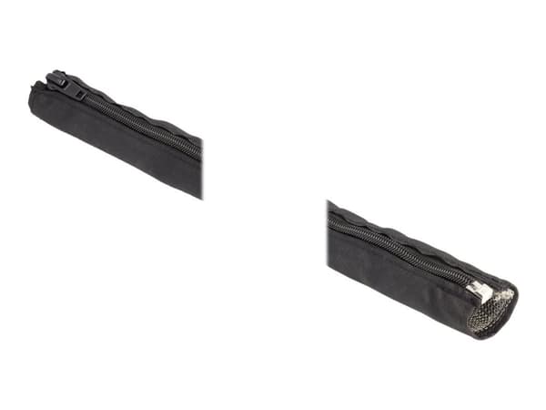 Delock - Flätad ärm - 1 m - svart