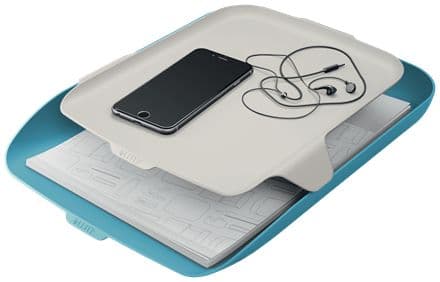 Brevbakke Leitz Cosy blå inkl. organizer - (4 sæt)
