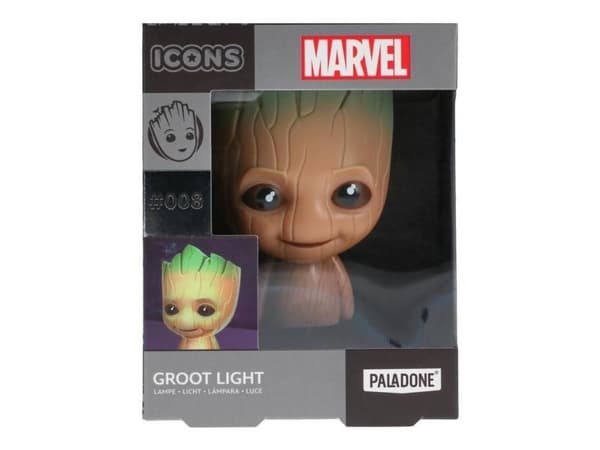 Paladone Groot Icon Light, Keräilyhahmo, Piirretty, Tarvitsee patterit