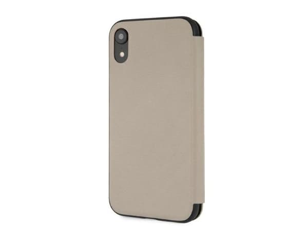 BMW-logo præget cover til iPhone XR - beige