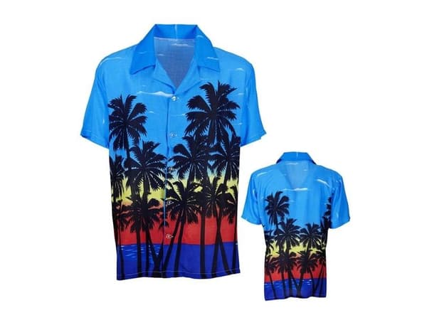 Hawaiiskjorta med palmer