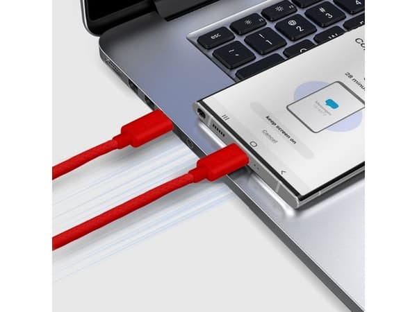 SBS TECABLETISSUETCCB, 1,5 m, USB C, USB C, USB 2.0, 0,48 Gbit/s, punainen