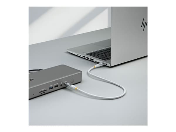 StarTech.com CC1M80GUSB4CABLEW, 1 m, USB C, USB C, USB4 Gen 4x2, 80 Gbit/s, Valkoinen