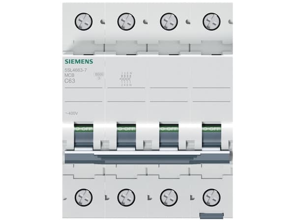 Automatsikring 10KA 3+N-P C 63A