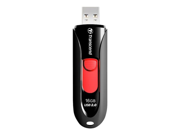 Transcend JetFlash 590 - USB flash-enhet - 16 GB - USB 2.0