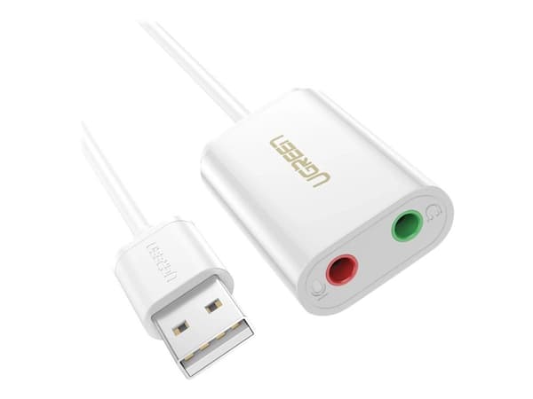 Ugreen - Lydkort - 16-bit - 48 kHz - stereo - USB 2.0