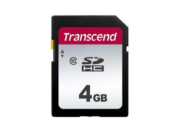 Transcend 300S - Flash-minneskort - 4 GB - Class 10 - SDHC