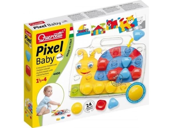 Quercetti Mosaik Pixel Baby Basic 24 bitar (591514)