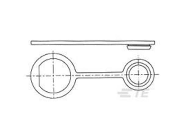 Stiftlistor TE AMP Circular Plastic Connectors 1604089-2 TE Connectivity 1 st