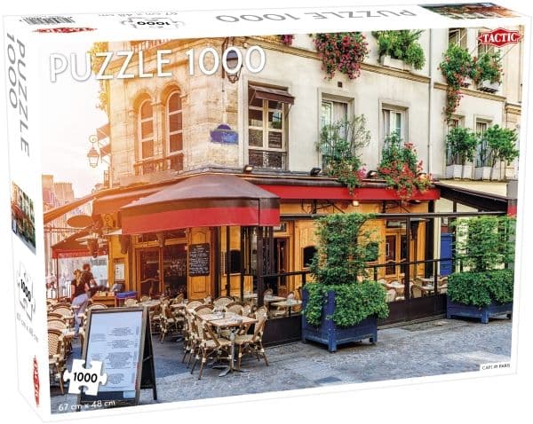 Tactic Cafe in Paris 1000 pcs, 1000 stykker, By, 9 år