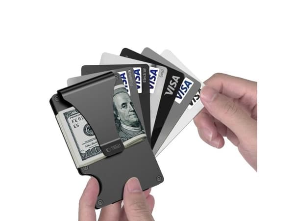 Tech-Protect Thorn RFID-lommebok - svart