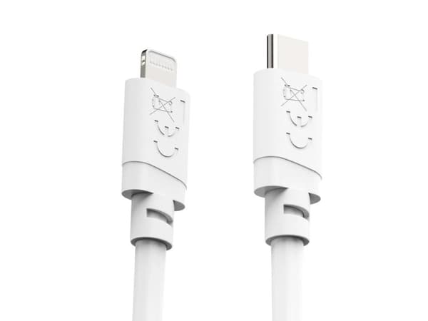Hama 00201816, 2 m, Lightning, USB C, Hankjønn, Hankjønn, Hvit