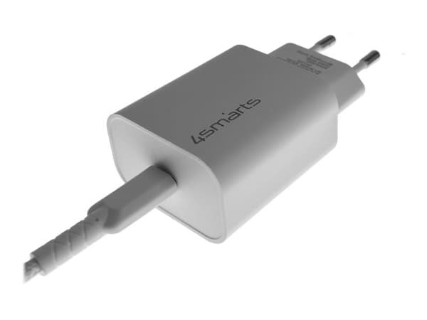 4smarts VoltPlug Dual, AC, 5 V, 2,4 A, Musta