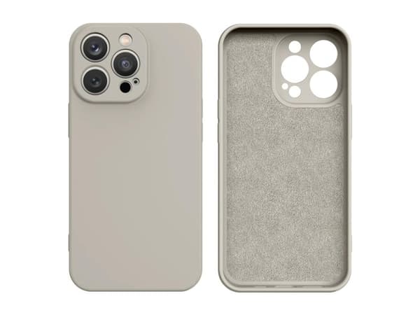 Silikonskal till iPhone 14 Plus - beige