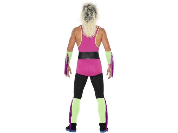 Retro wrestler-dräkt