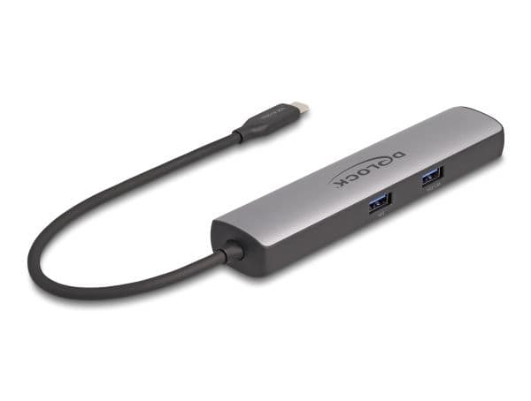 Delock - Dockningsstation - USB-C 3.2 Gen 2 / Thunderbolt 3 / Thunderbolt 4 - HDMI - 2.5GbE