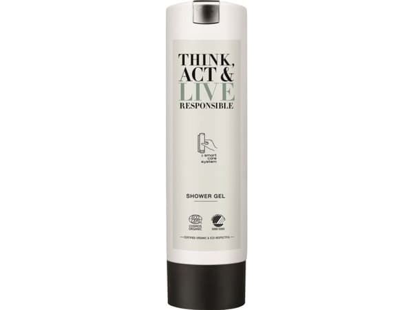 Shower gel, Think, Act & Live Responsible, 300 ml