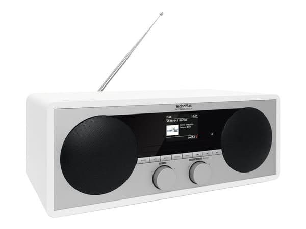 TechniSat DigitRadio 451 CD IR - Ljudsystem - 2 x 15 Watt - vit