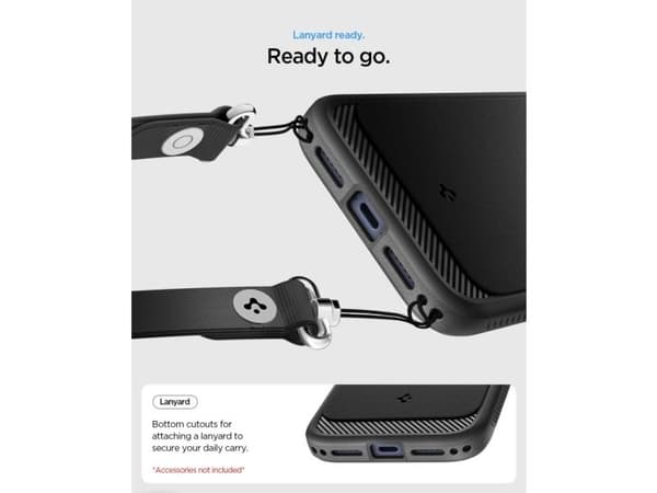 Spigen Spigen Rugged Armor MagSafe, matte black - iPhone 2026 Pro Max/17 Pro Max