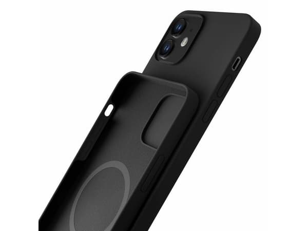 3MK Silicone Case, iPhone 12 mini, Svart