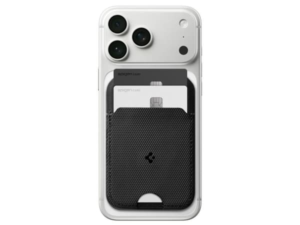 Spigen Slim Fold Tripod Wallet S314-2 MagSafe magnetisk mobildeksel - sort