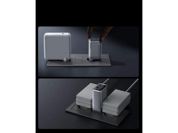 Anker Prime - Strömadapter - GaN - 100 Watt - 5 A - 3 utdatakontakter (2 x USB-C, USB typ A)