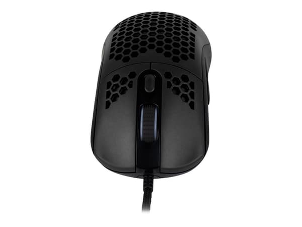 Arozzi Favo - Mus - optisk - 7 knapper - kablet - USB - Sort