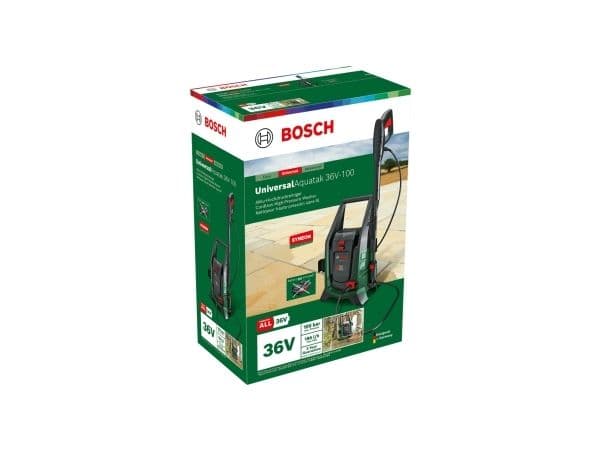 Bosch batteridriven högtryckstvätt UNI 36V-100 4Ah