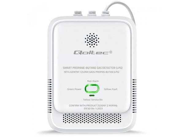 Qoltec gasläckagedetektor Propan-Butan