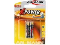 ANSMANN X-POWER Micro AAA - Batteri 2 x AAA - Alkalisk