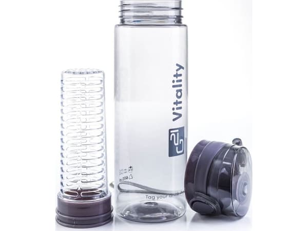 G21 vattenflaska med sil/grå 600 ml