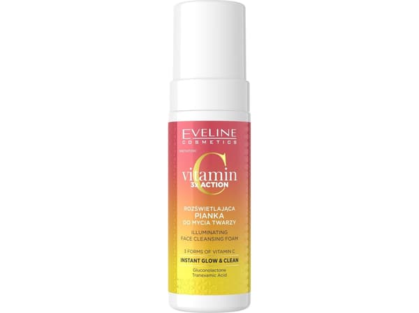 EVELINE_Vitamiini C 3x Action valaiseva kasvojen puhdistusvaahto 150ml
