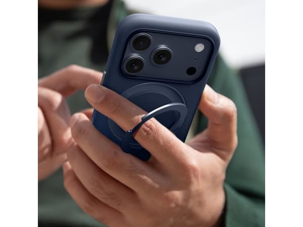 AMAZINGTHING Cloudie etui med stativ til iPhone 17 Pro Max - blå