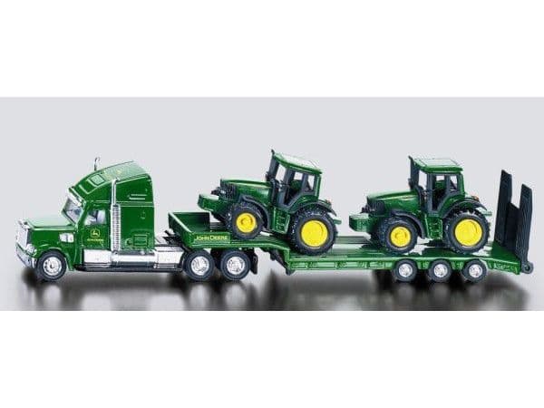 Siku 1:87 Low Loader With John Deere Tractors