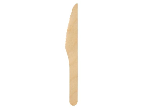 Bestick Duni knivar 16 cm trä, förpackning à 100 st
