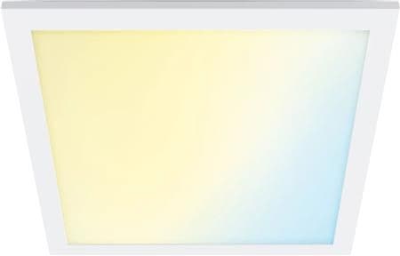 WiZ Ceiling Light Panel Square White - Smart LED Lighting - Warm to Cool White Light - Integrated LED - 36W