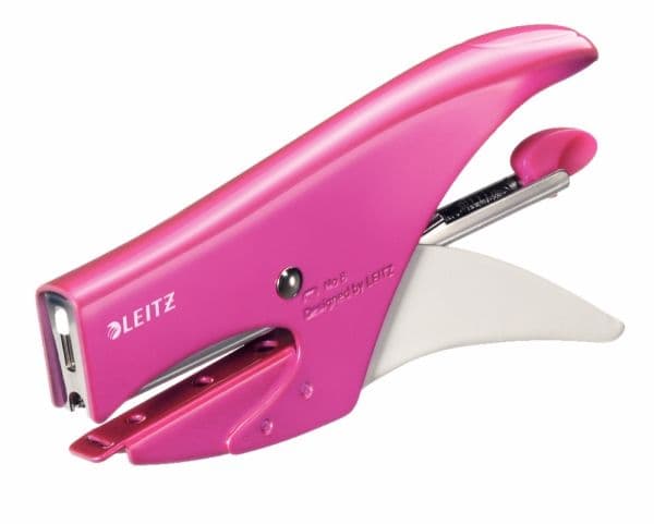 Häftapparat Leitz WOW rosa metallic
