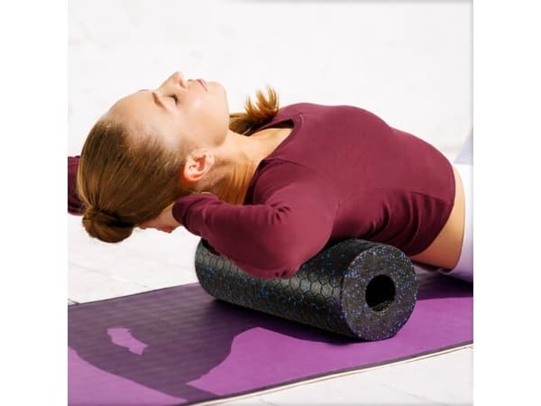 Wozinsky WRM-33 Massage Roller Exercise Roller 33 cm - Black